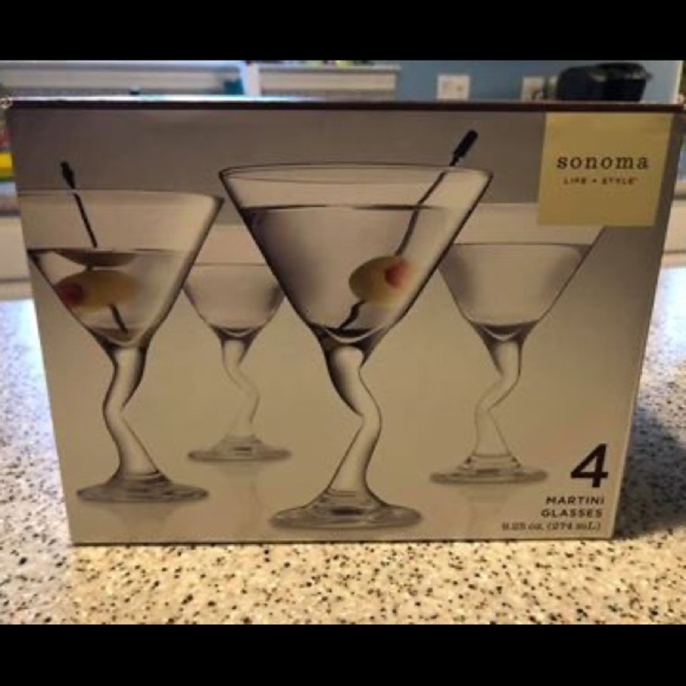 Sonoma martini glasses